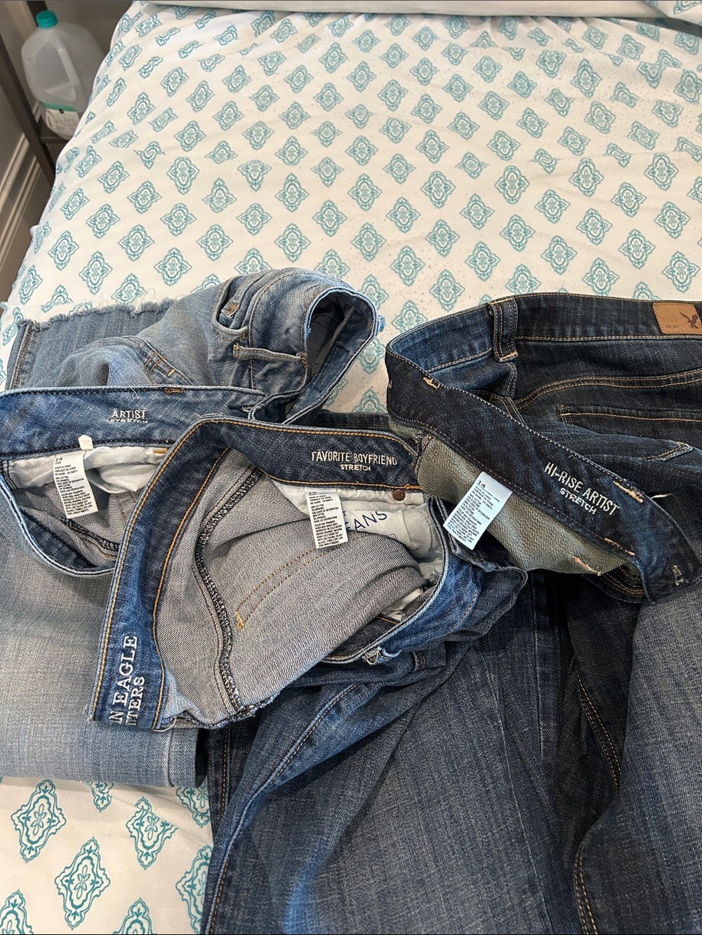 American Eagle Outfitters Women's Size 14 Jeans Bundle- 3 pairs - Picture 2 of 12